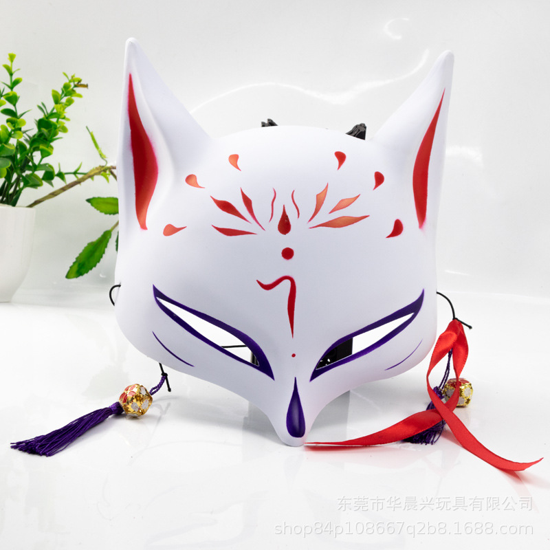 Respirator Half Face - Anime Şeytan Tilkiler Maskesi El-Boyalı Japon